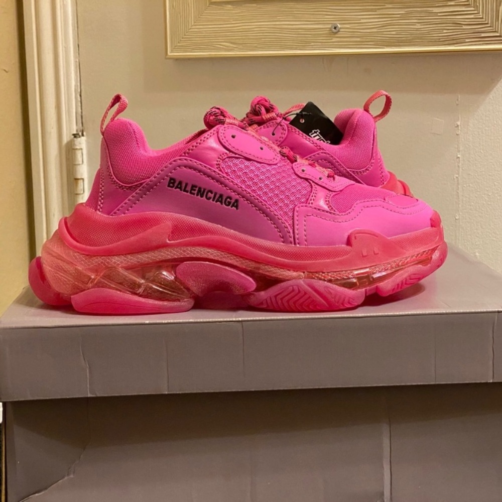 Balenciaga Triple S Pink Clear Sole